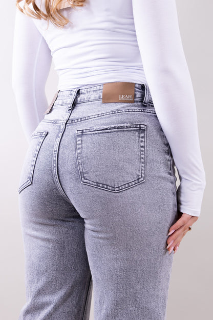 Denim Wide Leg Full-Length Jeans for Women