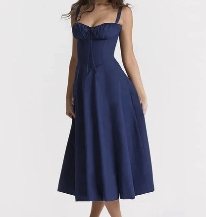 Elegant Sleeveless Midi Dress for Women