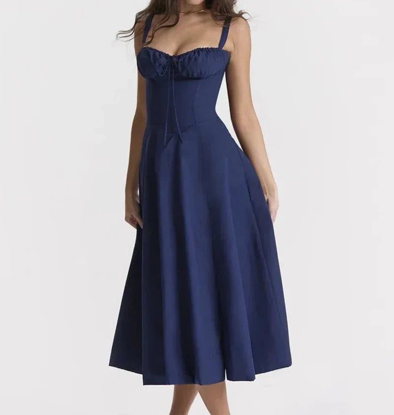Elegant Sleeveless Midi Dress for Women