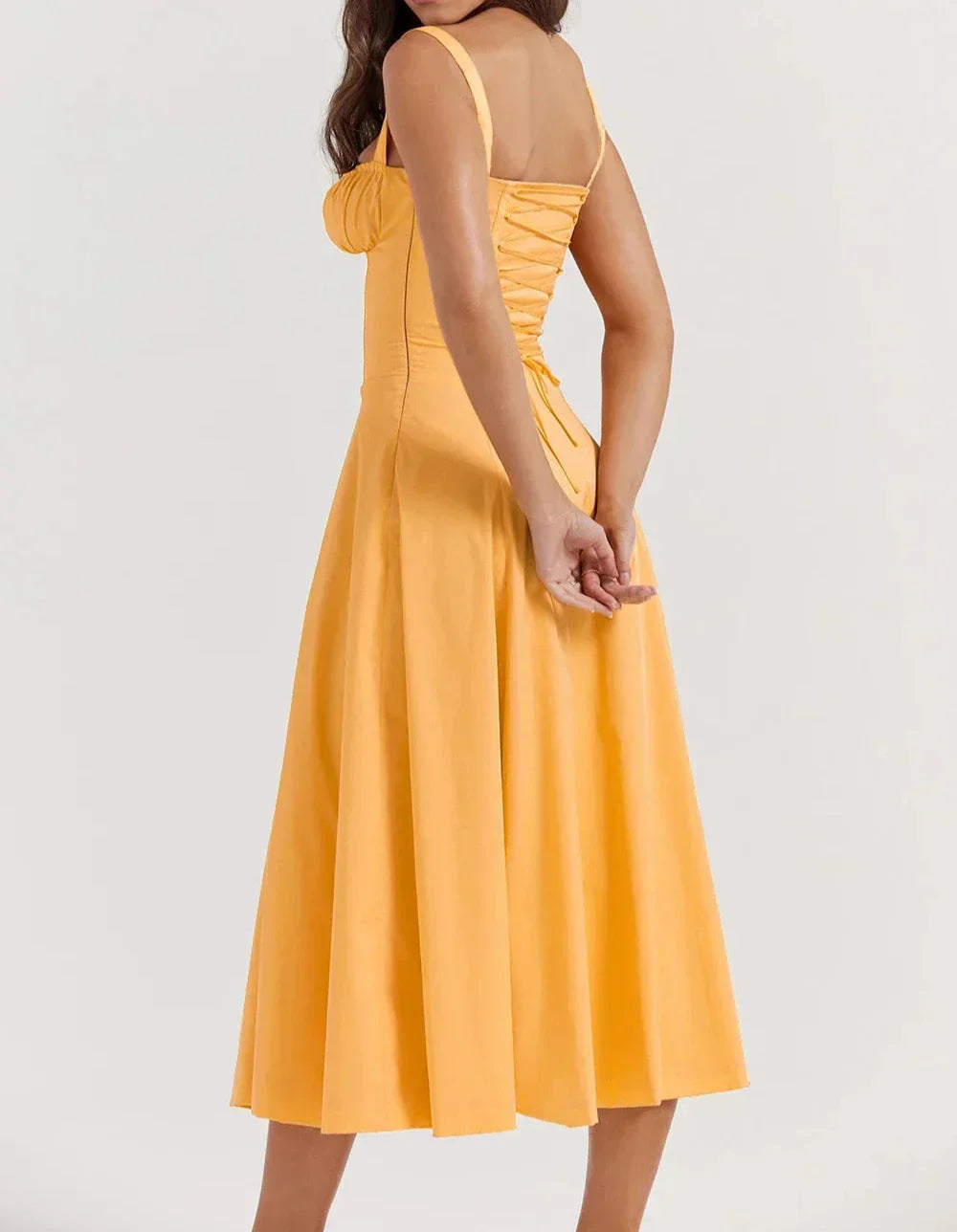 Elegant Sleeveless Midi Dress for Women