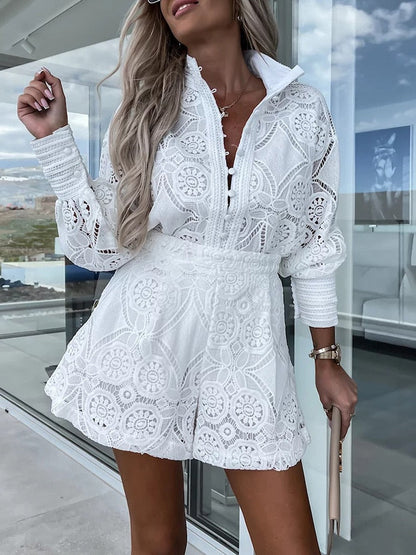 Printed Relaxed Fit Summer Playsuit for Women