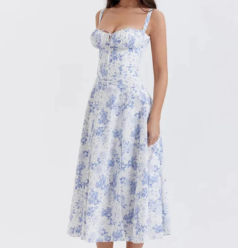 Elegant Sleeveless Midi Dress for Women