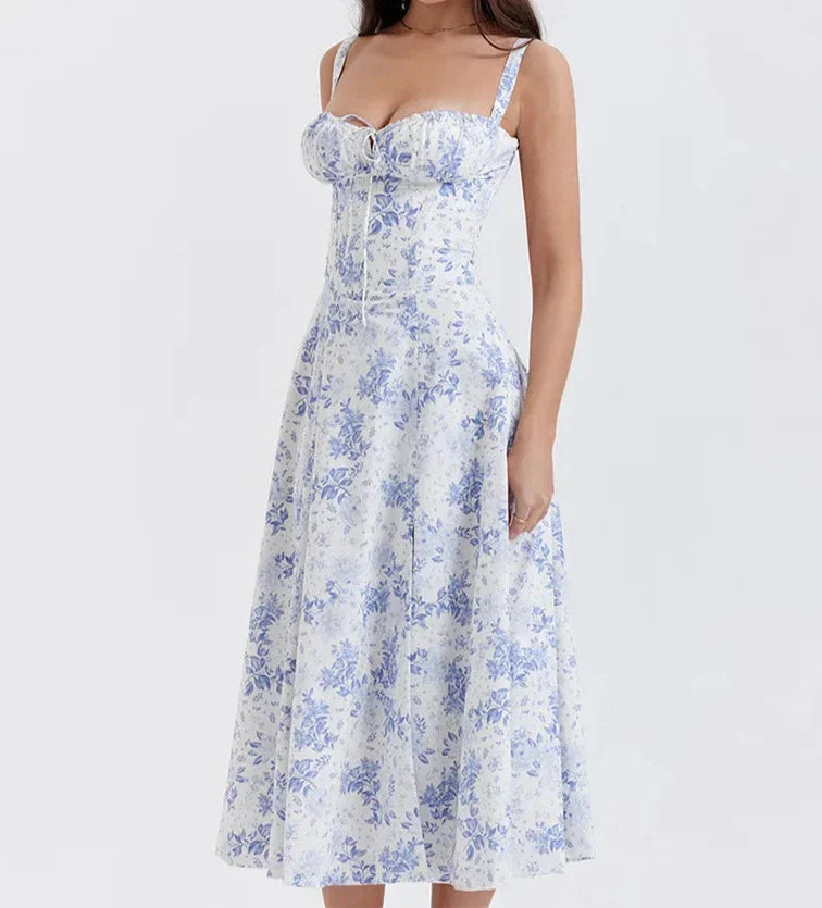 Elegant Sleeveless Midi Dress for Women