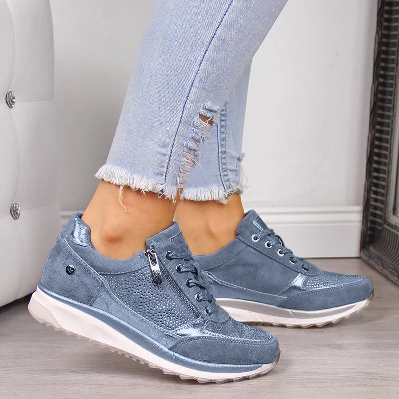 Orthopedic Side-Zip Sneakers for Women