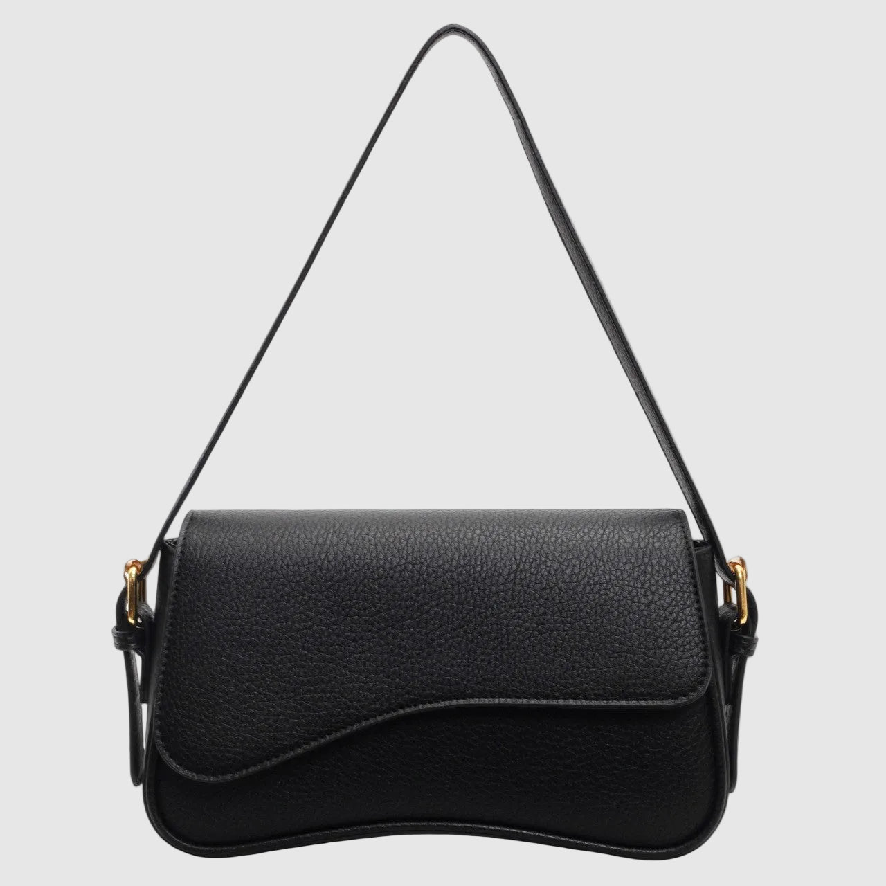 Structured Handbag with Curved Silhouette for Women