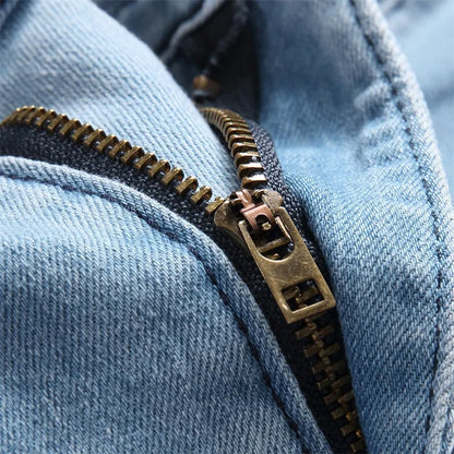 Denim Straight Leg High-Waist Jeans for Women