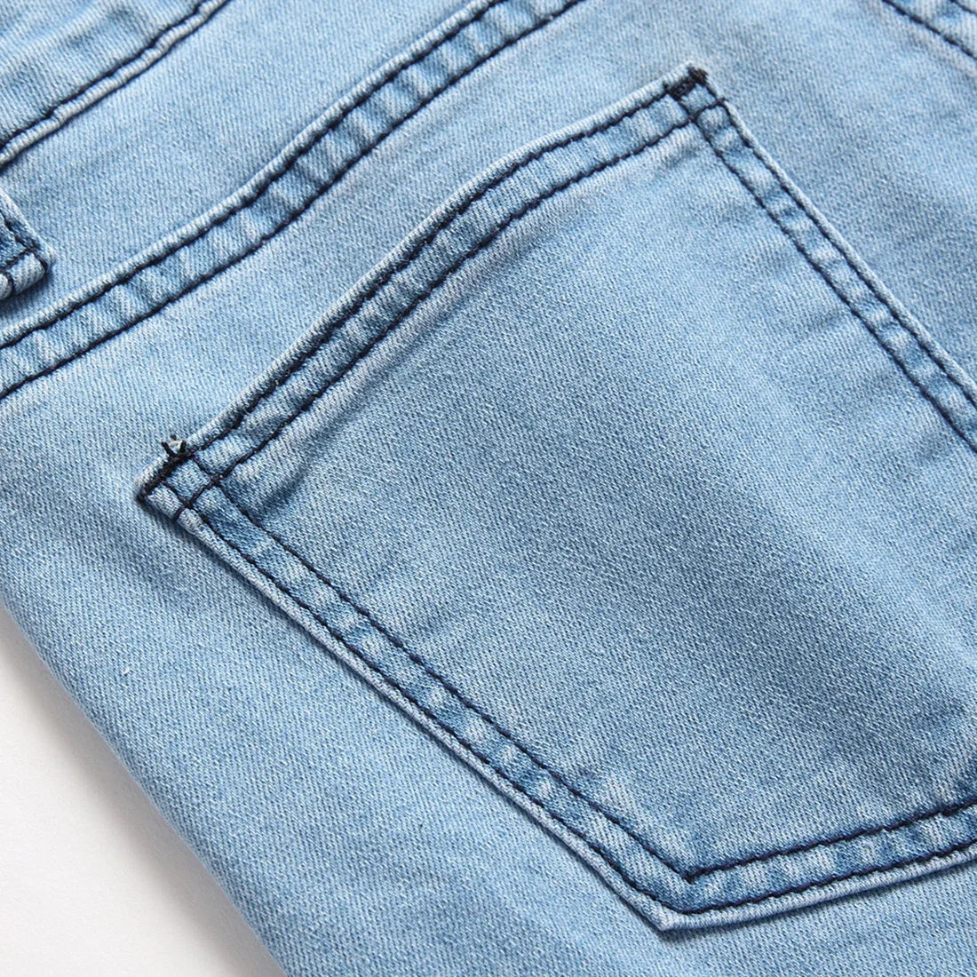 Denim Straight Leg High-Waist Jeans for Women