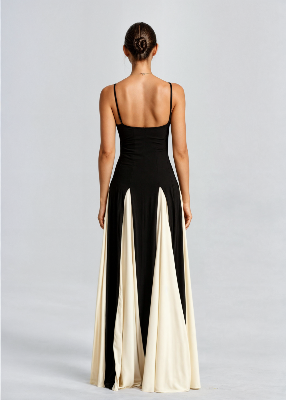 Flowing Full-Length Elegant Maxi Dress with Sleeveless for Women