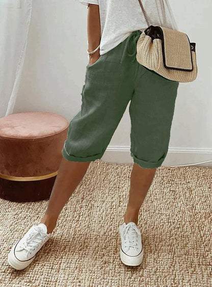 Loose Fit Full-Length Trousers for Women