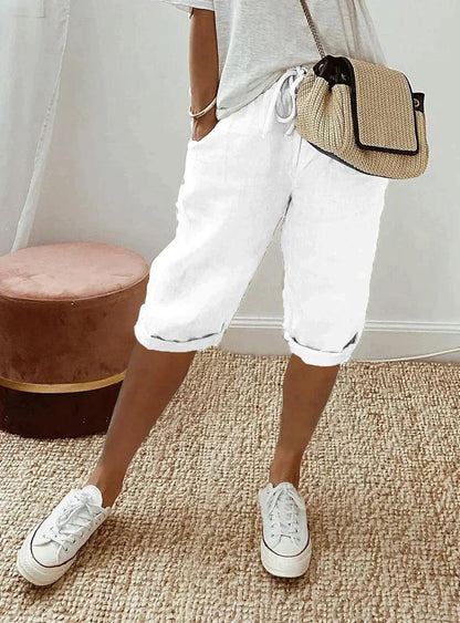 Loose Fit Full-Length Trousers for Women