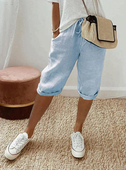 Loose Fit Full-Length Trousers for Women