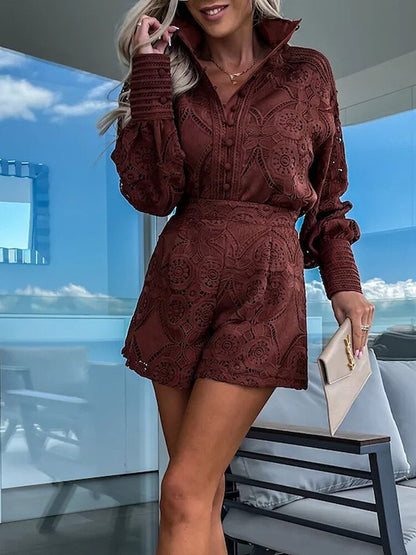 Printed Relaxed Fit Summer Playsuit for Women