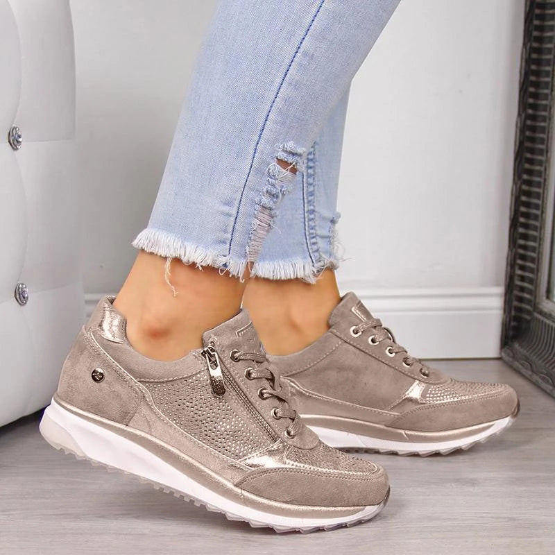 Orthopedic Side-Zip Sneakers for Women