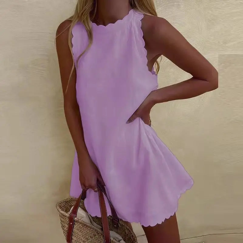 Short Sleeve Mini Dress for Women