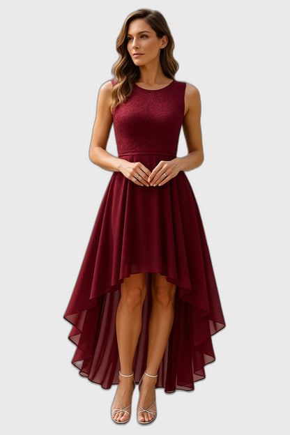 Fitted Flared Long Sleeve Midi Dress for Women