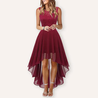 Fitted Flared Long Sleeve Midi Dress for Women
