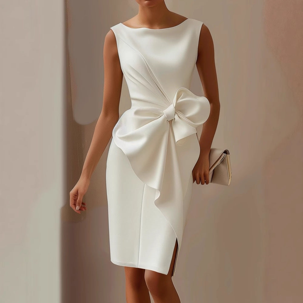Bodycon Dress Wedding Guest Fitted Formal Midi for Women