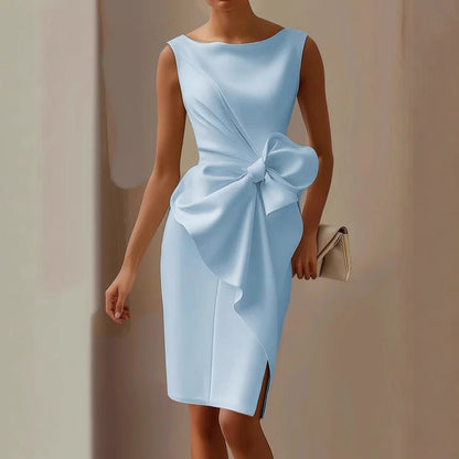Bodycon Dress Wedding Guest Fitted Formal Midi for Women