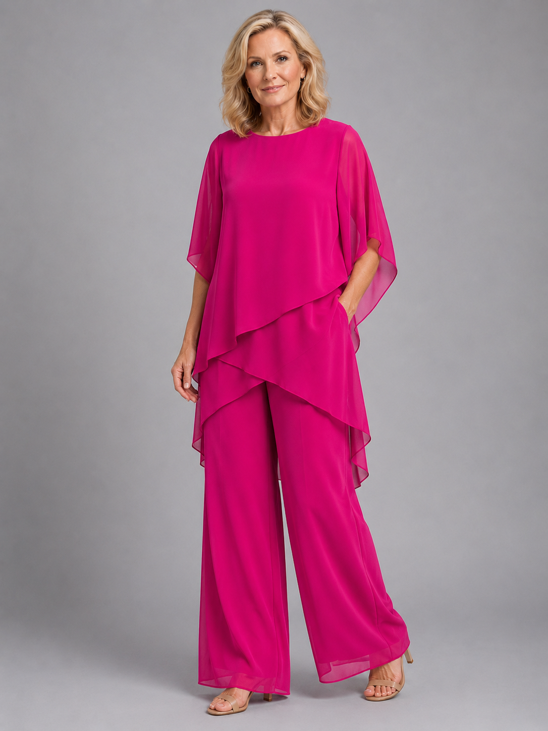 Wide-Leg Co-ord Set – Flowing Two Piece Women's Outfit