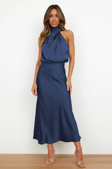 Elegant Midi Dress for Women