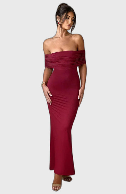 Backless Full-Length Elegant Maxi Dress with Flowing for Women