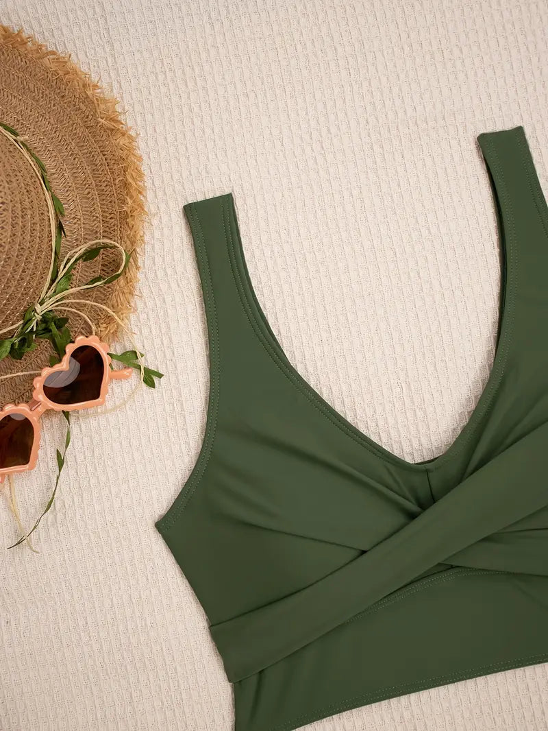 High-Waist Bikini Set for Women