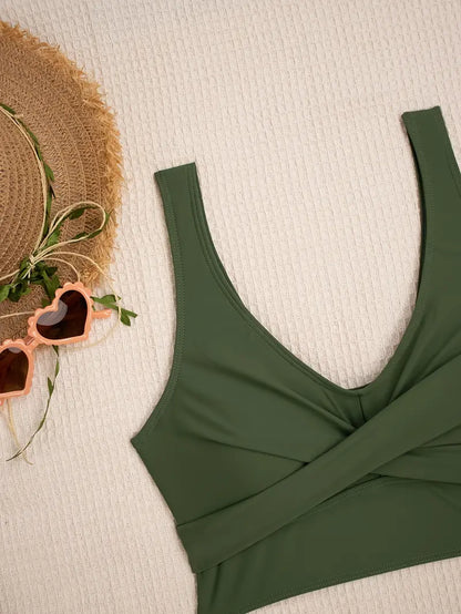 High-Waist Bikini Set for Women
