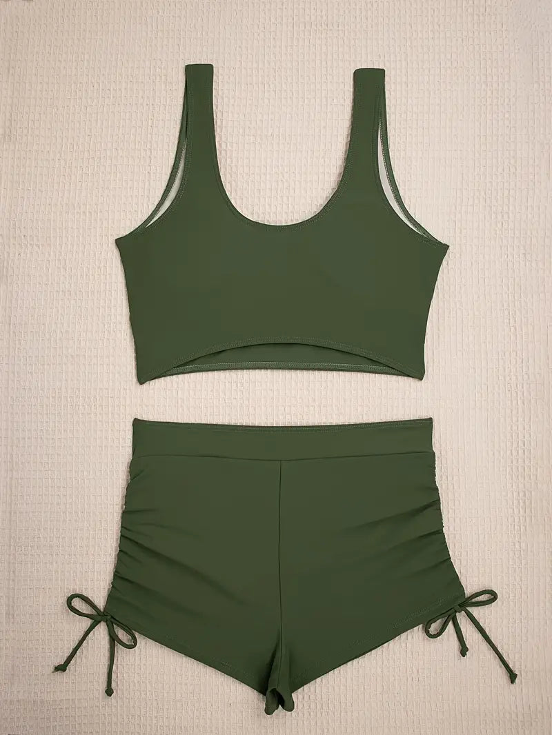 High-Waist Bikini Set for Women
