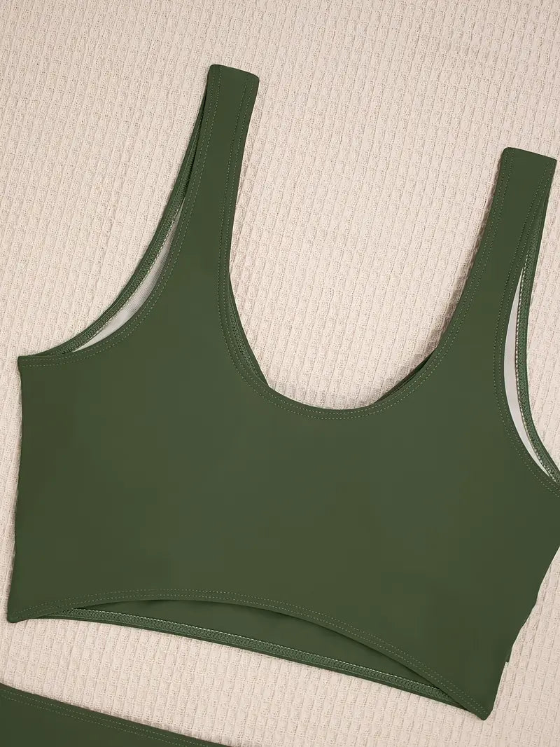 High-Waist Bikini Set for Women