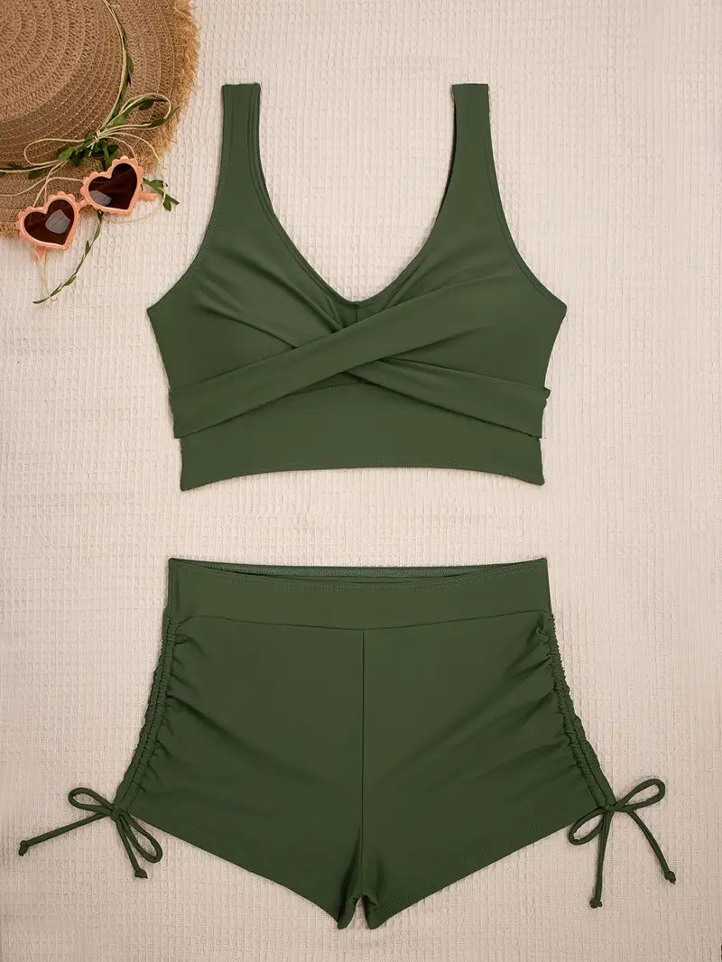 High-Waist Bikini Set for Women