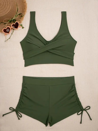 High-Waist Bikini Set for Women