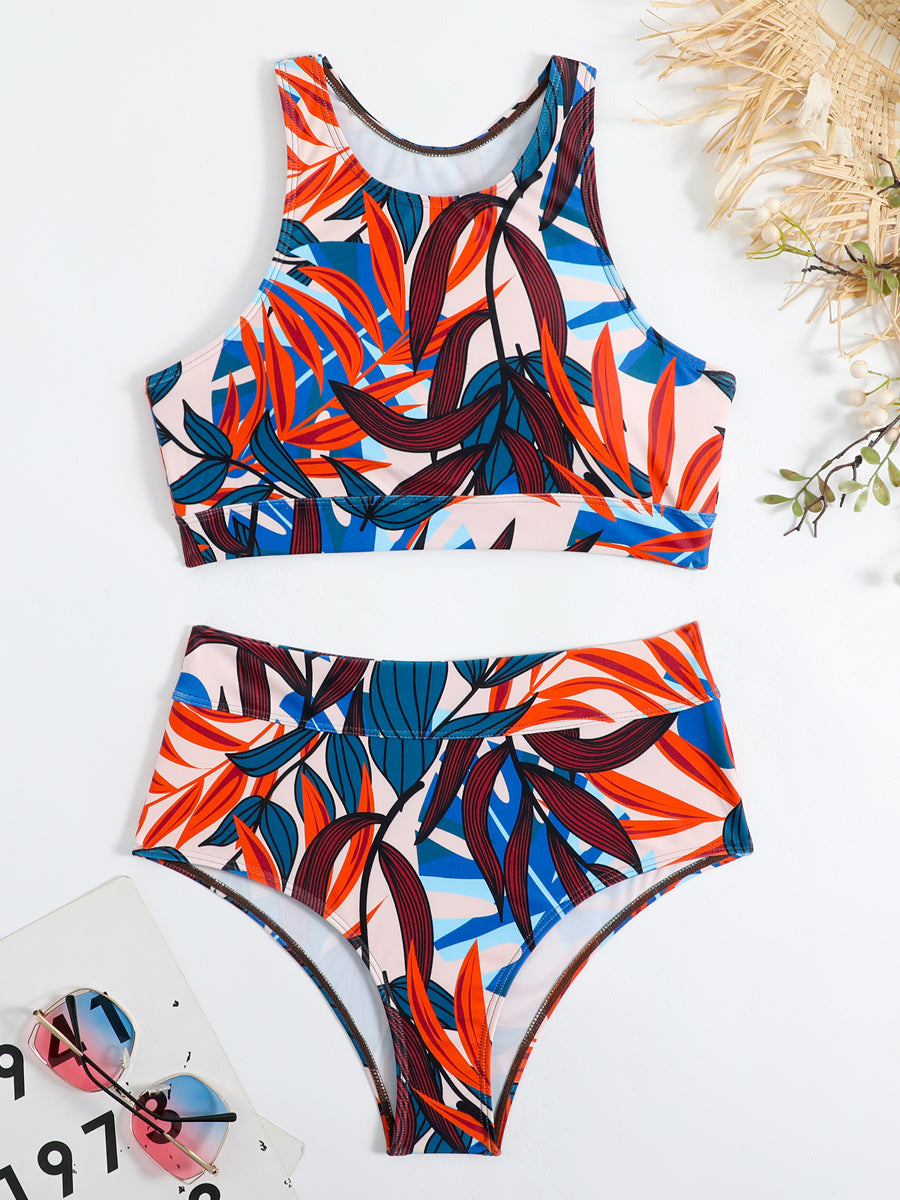 High-Waist Bikini Set for Women