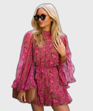 Floral Mini Dress for Women