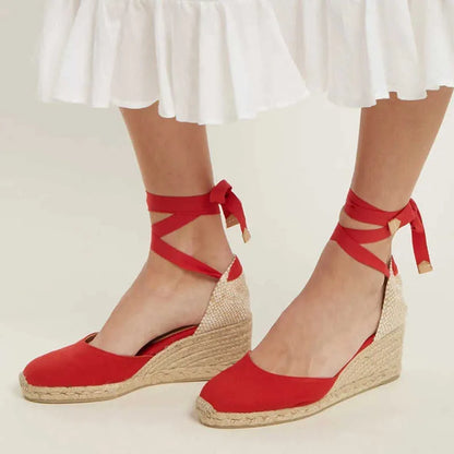 Strappy Ankle Cutout Sandals Block Heel Open Toe for women