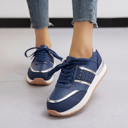 Mesh Lace-Up Sneakers for Women