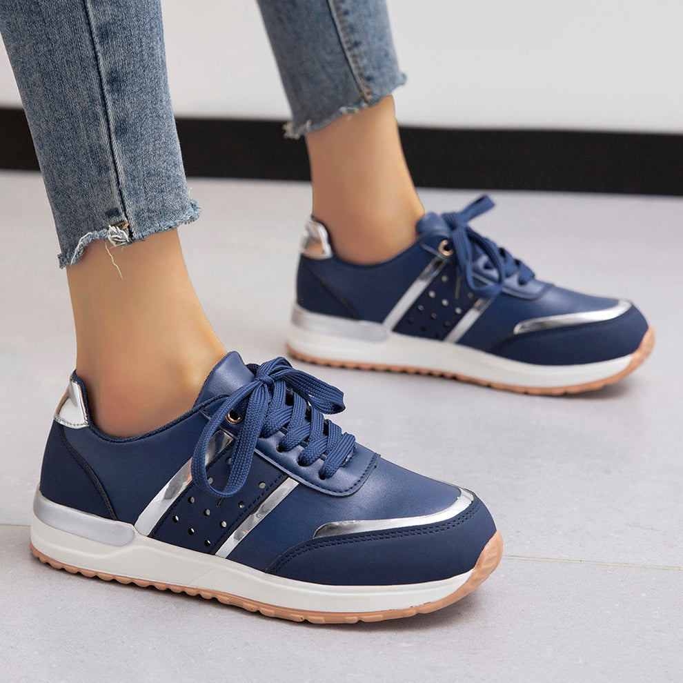 Mesh Lace-Up Sneakers for Women