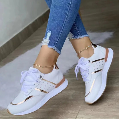 Mesh Lace-Up Sneakers for Women