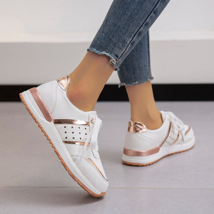 Mesh Lace-Up Sneakers for Women