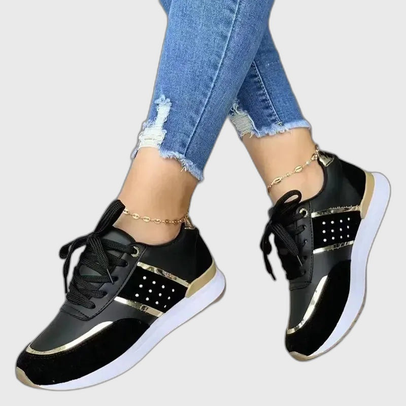 Mesh Lace-Up Sneakers for Women