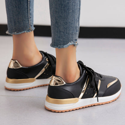 Mesh Lace-Up Sneakers for Women