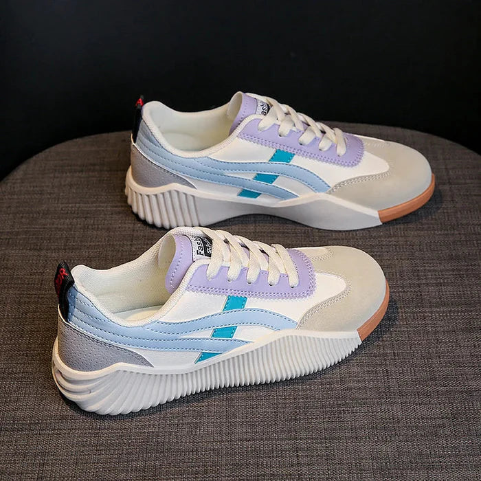 Lace-Up Retro Sneakers for Women