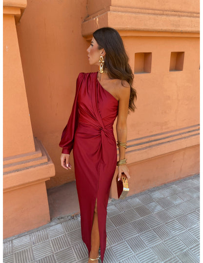 Flowing Full-Length Elegant Maxi Dress with Sleeveless for Women