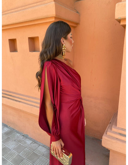 Flowing Full-Length Elegant Maxi Dress with Sleeveless for Women