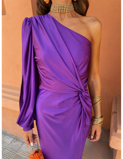Flowing Full-Length Elegant Maxi Dress with Sleeveless for Women